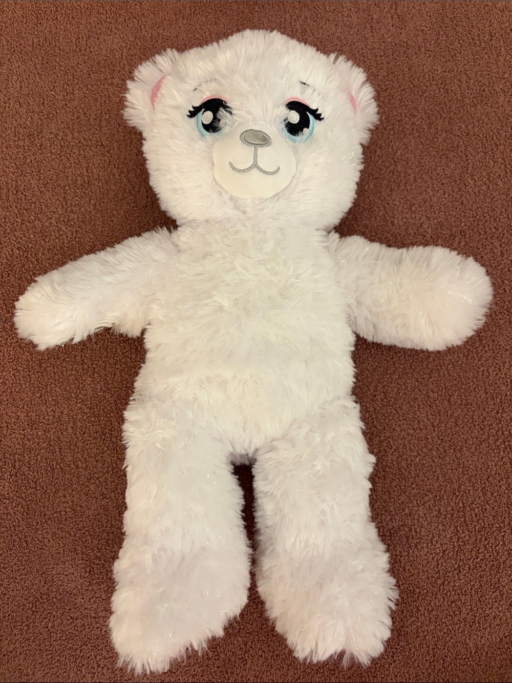 Build a Bear 25th Anniversary Bear with Disney Princesses on feet